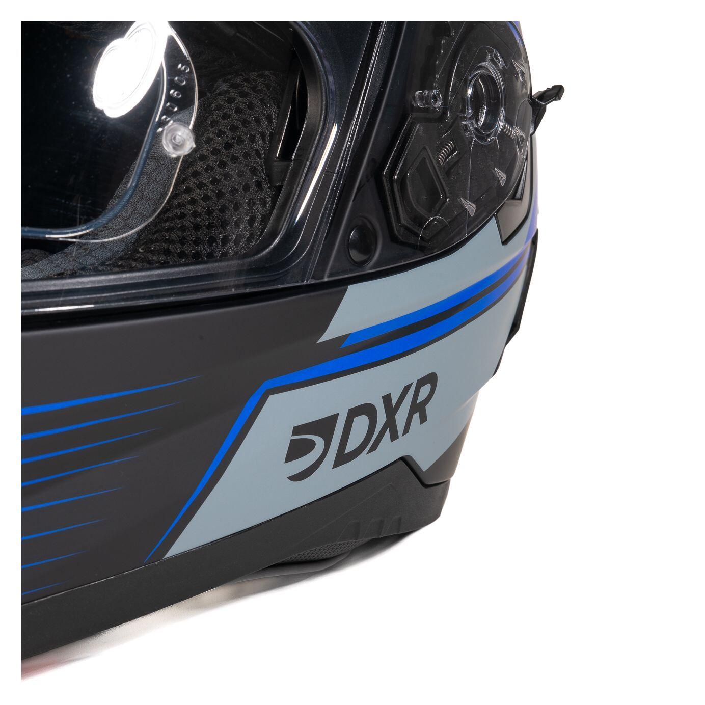 MOTOBLOUZ Casque Intégral EROS NEO Black/Blue | ECE 22.06 7/7