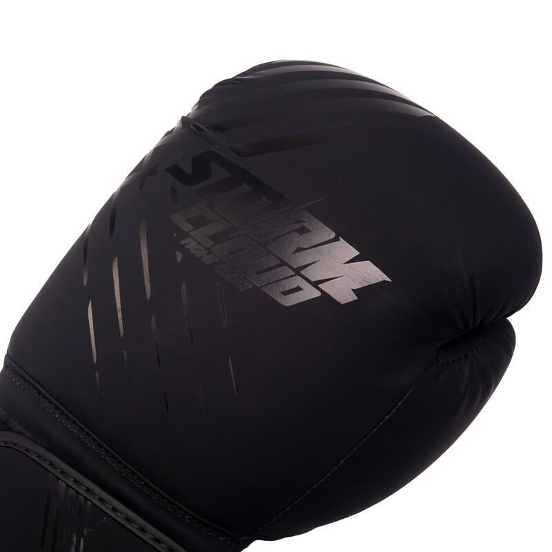 Rękawice bokserskie StormCloud Lynx Czarno-Czarne 8oz 7/7