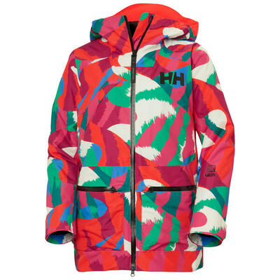 Dames ski-jack met capuchon helly hansen whitewall lifaloft 3.0t
