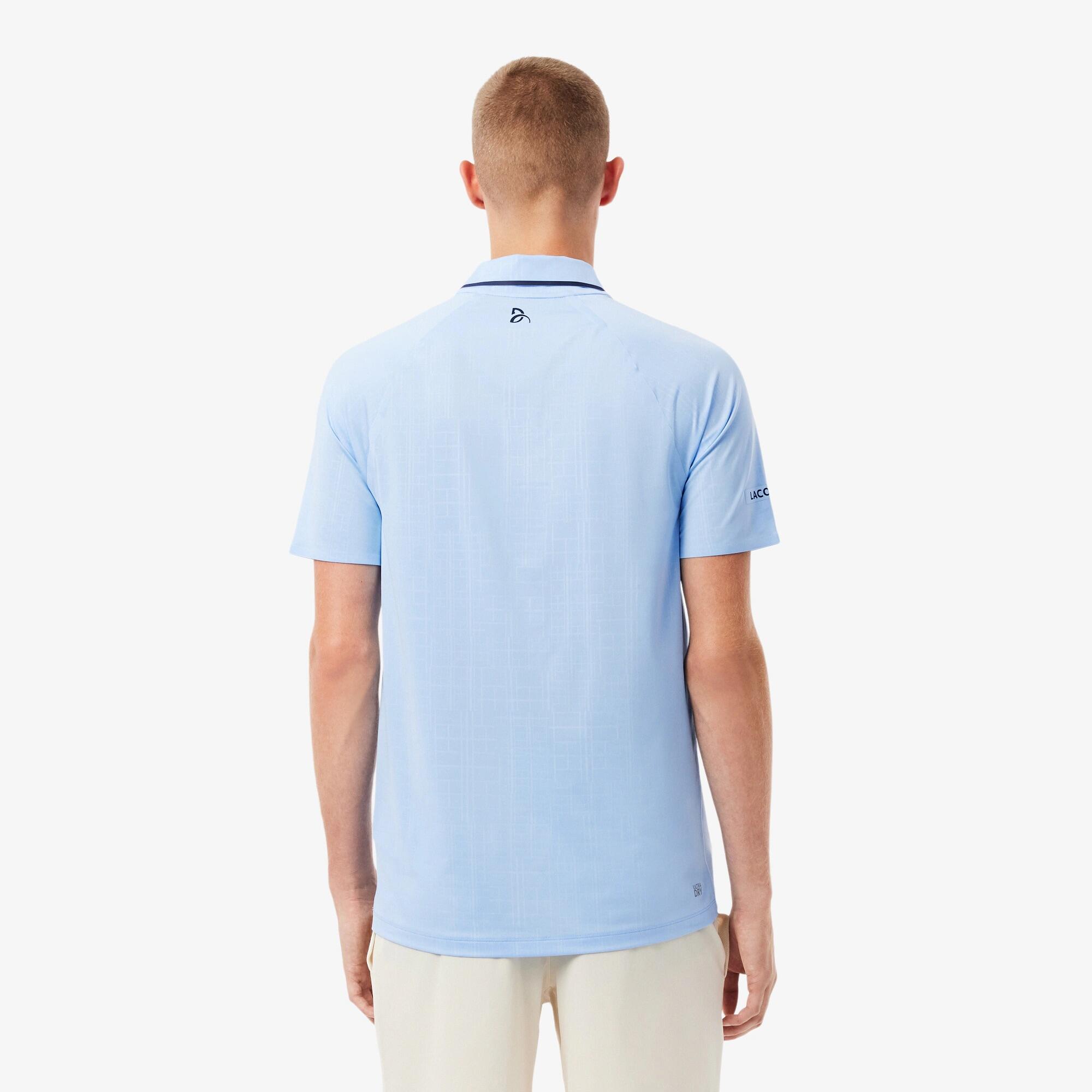 Djokovic Polo Herren Blau 3/4