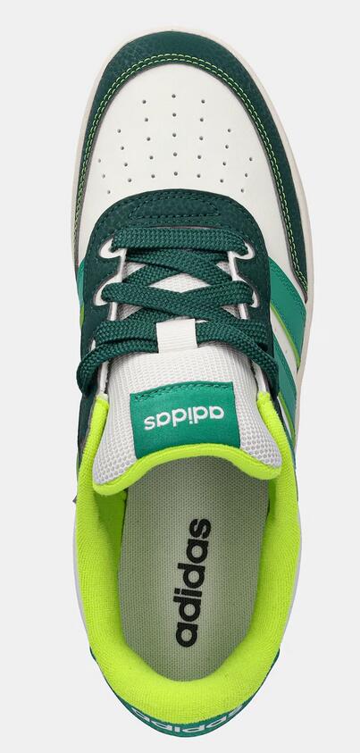 Scarpe ragazzo adidas breakbase j - bianco/verde 4/5