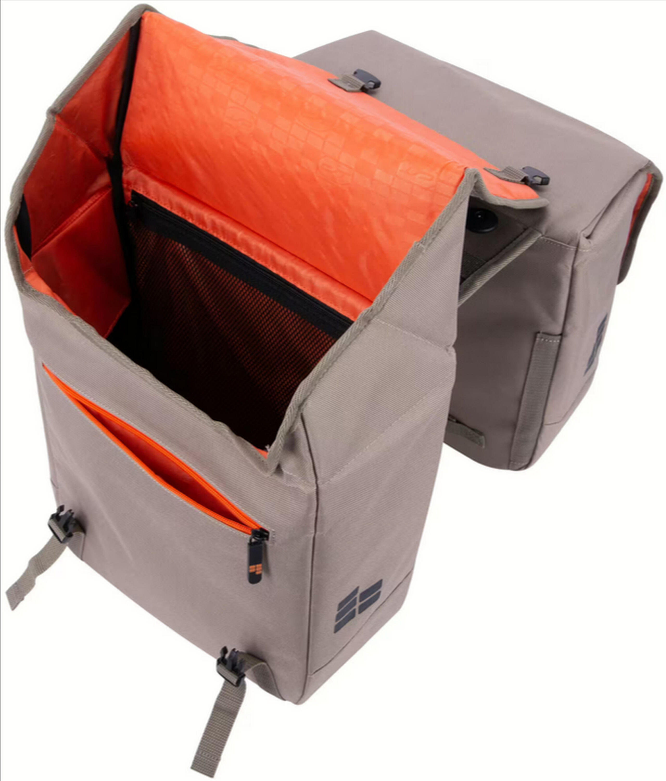 Porte-bagages - Sacoche double « Via.Tour Double RT », sable 2/3