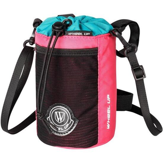 Borsa manubrio bici con portaborraccia tracolla e velcro