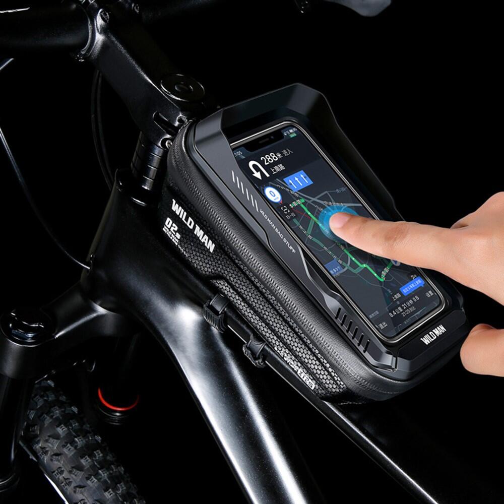 Borsa anteriore tubo bici impermeabile EVA+PU+TPU per accessori 4/7