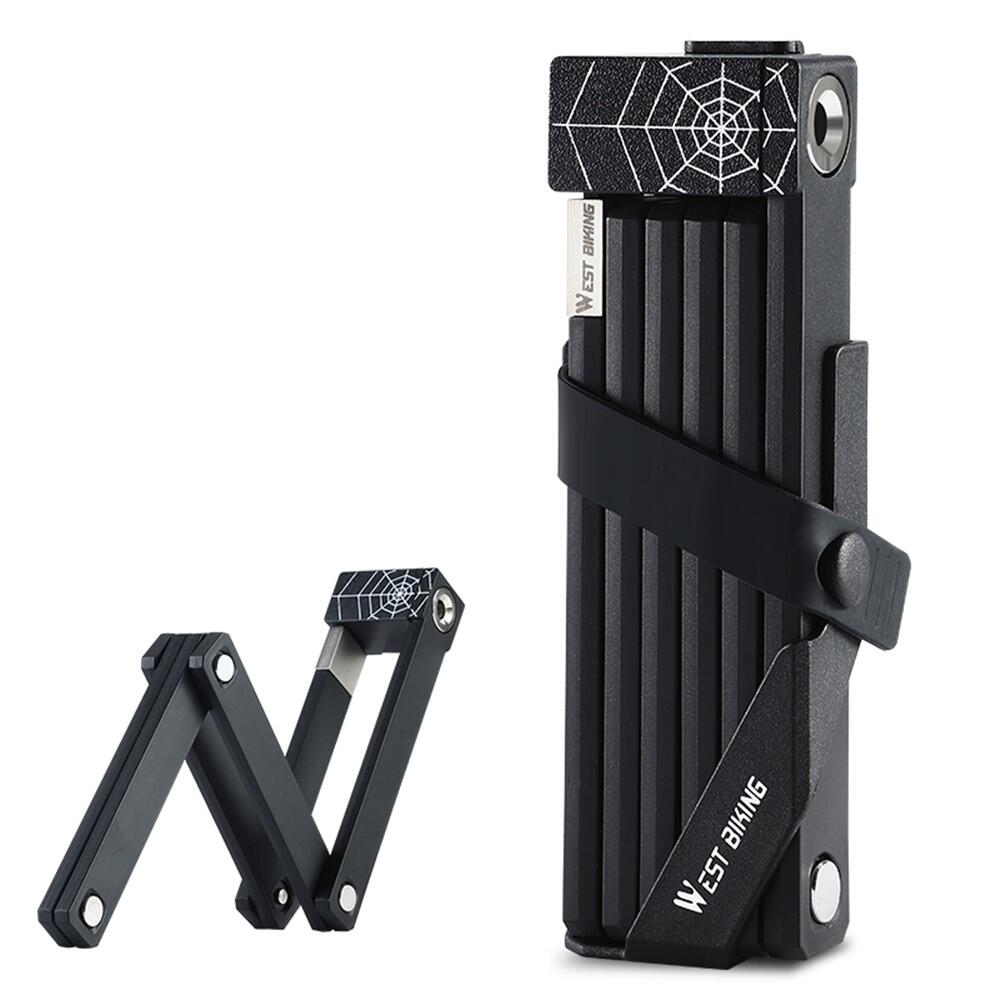 Folding 6-Section Lock for Bicycle, Electric Bike, and Motorcycle
