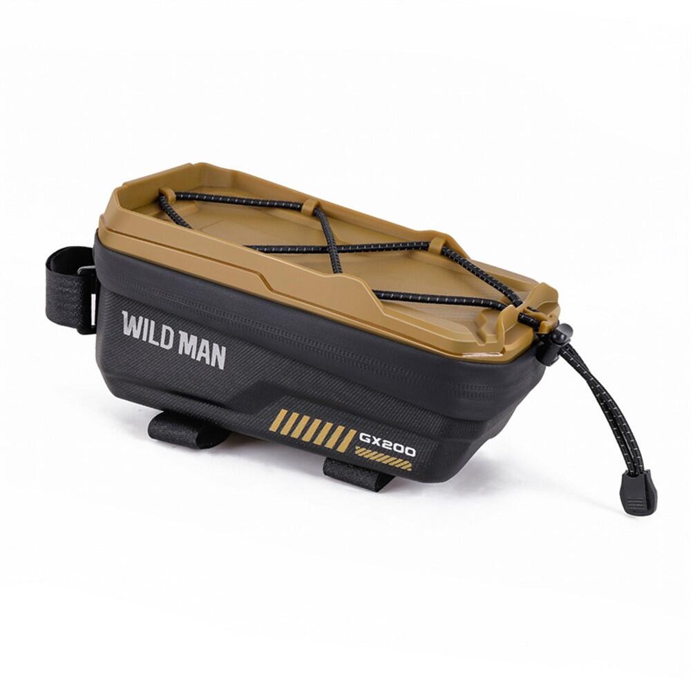 Wildman - Sacoche De Cadre Rigide 1l Pour Téléphone - Sacoche De Cadre - Jaune - Decathlon