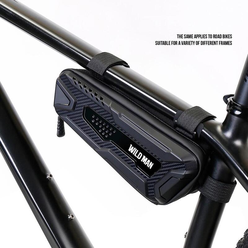 Geantă cadru bicicletă 1L PU+EVA+TPU pentru telefon și unelte