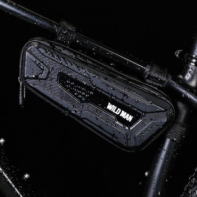 Geantă cadru bicicletă 1L PU+EVA+TPU pentru telefon și unelte