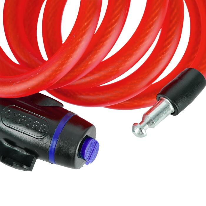 Trava de cabo OXFORD 1,8 m x 12 mm vermelho 3/3