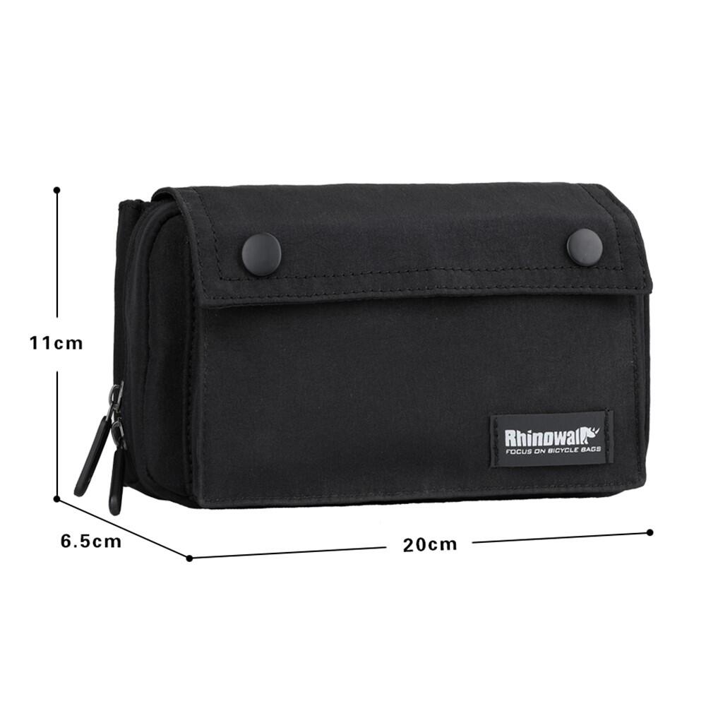 Stuurtas fiets polyester multifunctioneel met schouderriem 7/7
