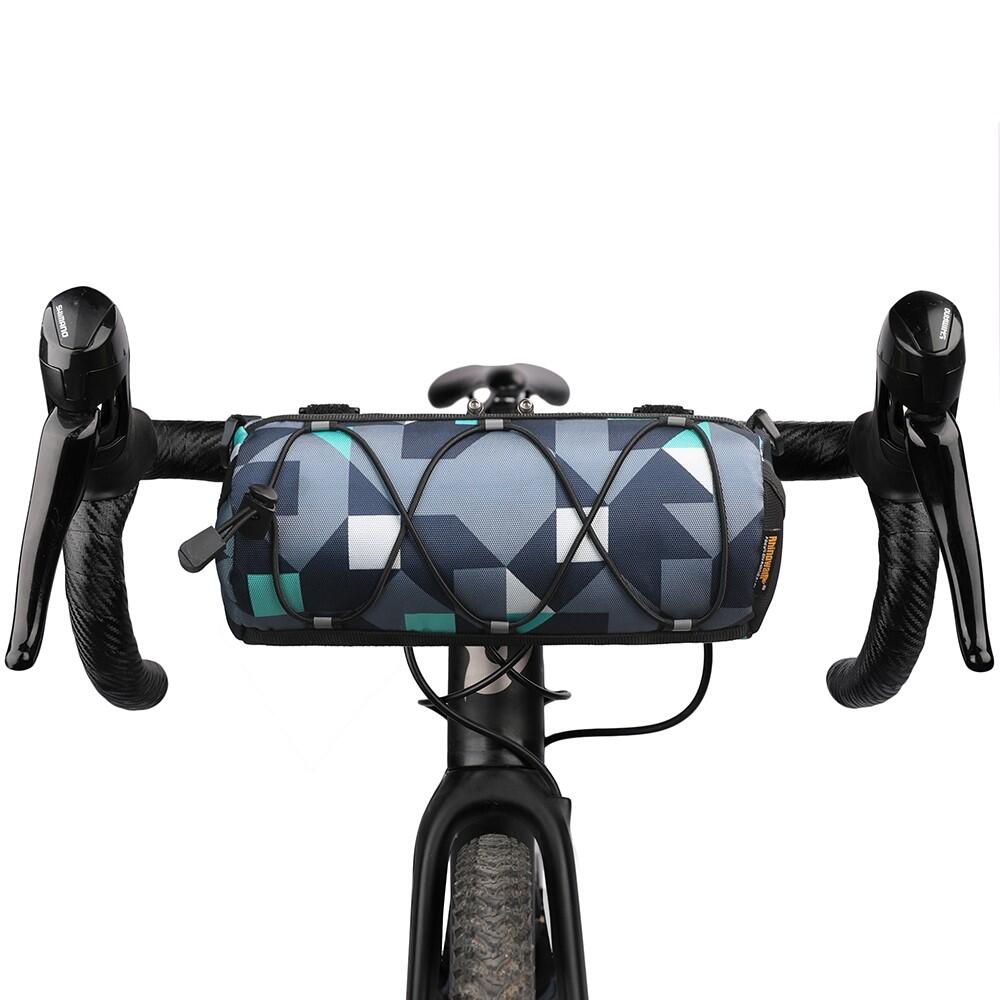 Sacoche guidon vélo 900D polyester étanche, rangement avant 3/7