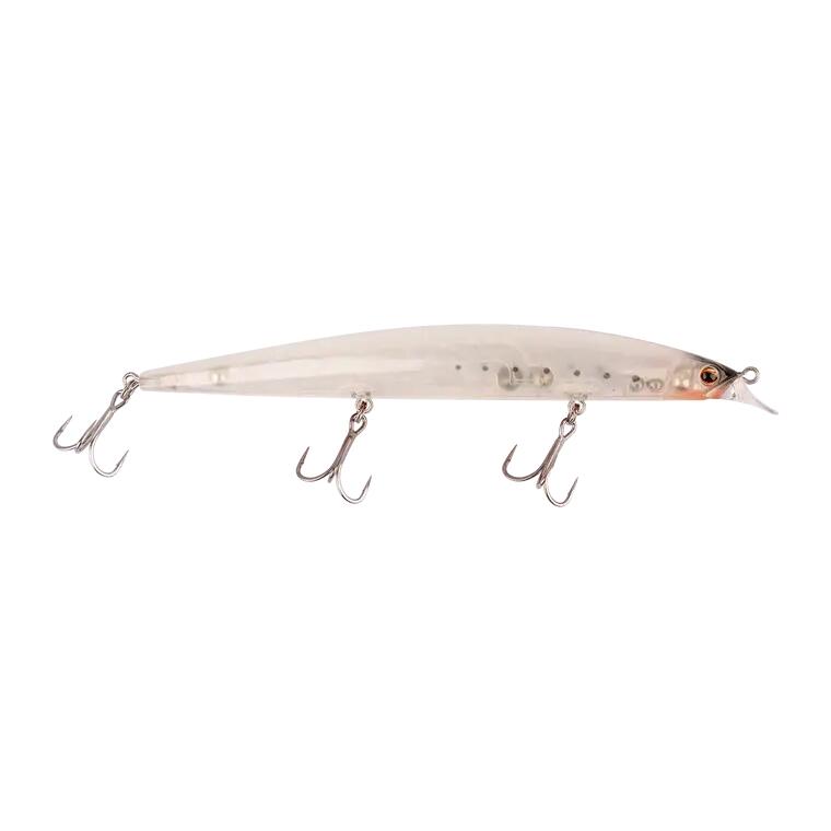 Vobler Mustad Gonta minnow floating 14 cm, 19 g, clear shirasu