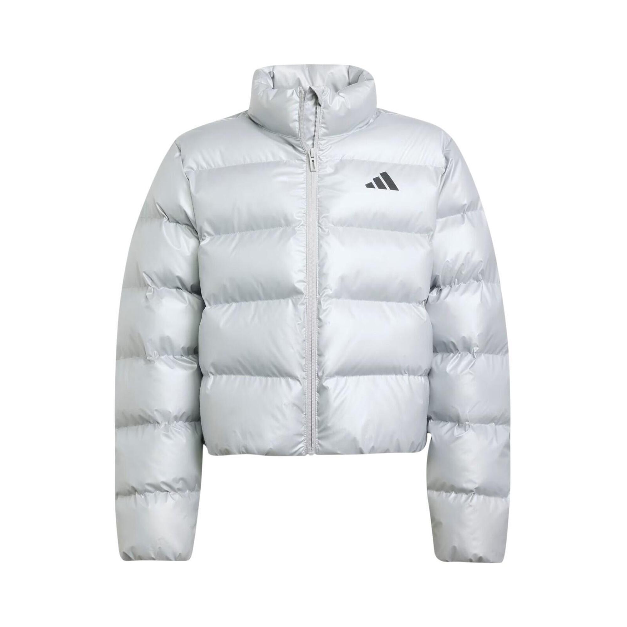 Adidas - Manteau Adidas Modèle Jm1670 Pour Filles - Doudoune Synthétique - Gris - Decathlon