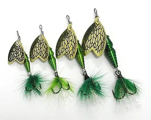 ROTATIVA MEPPS THUNDER BUG VERDE, NR 0, 2,5 GRAME 1/1
