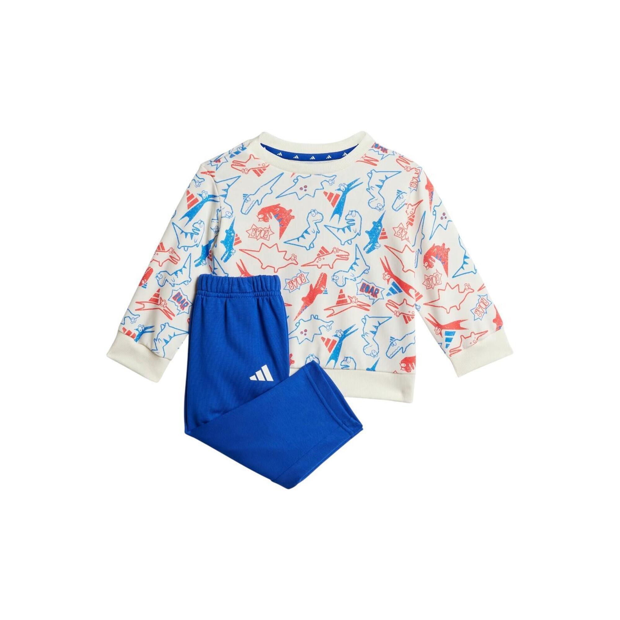 Adidas - Survêtement Complet Adidas Modèle Jn2233 Pour Bébé - Survêtement - Blanc|bleu - Decathlon