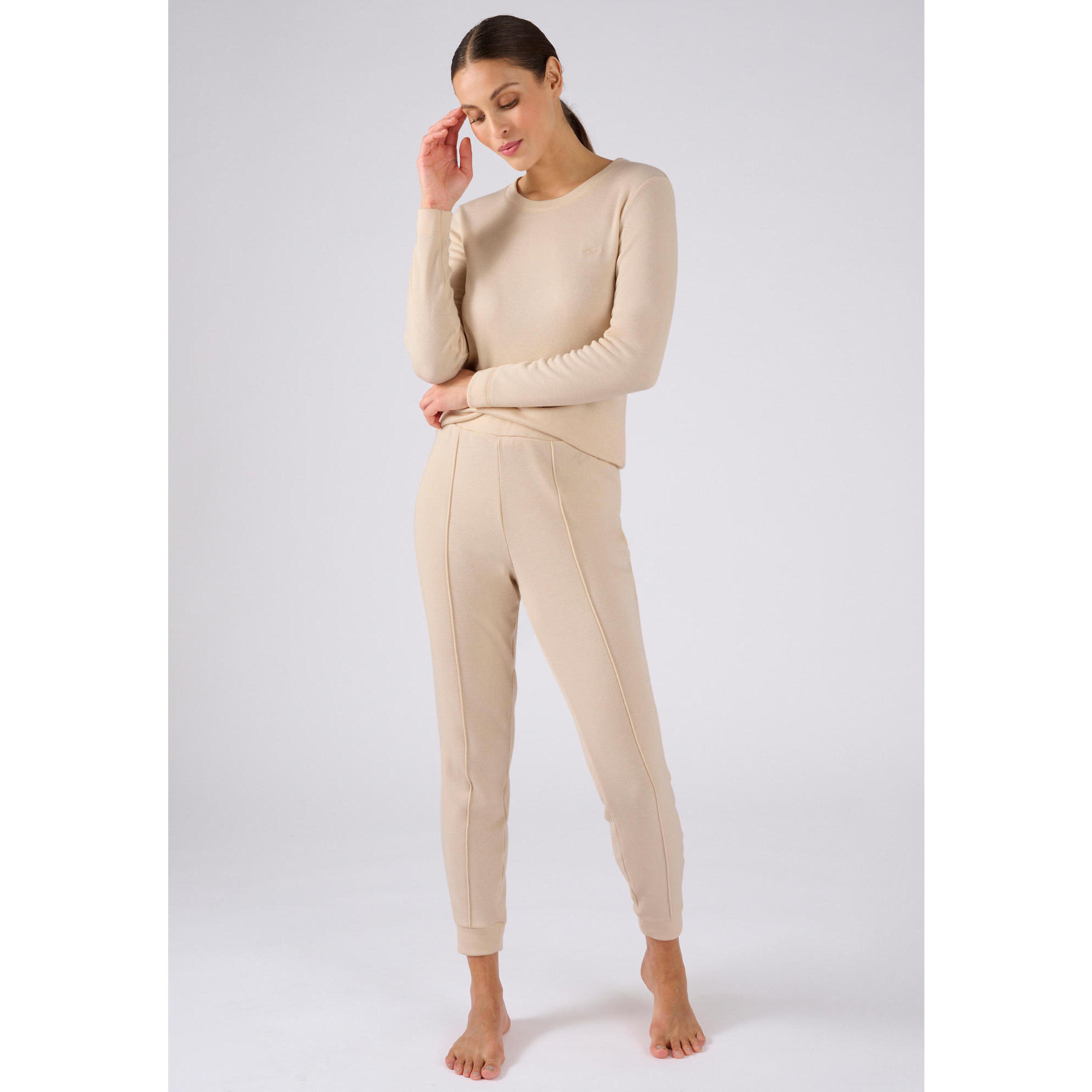 Damart - Caleçon Thermique Thermolactyl Sensitive - Slip Shorty - Beige - 42 M/l - Decathlon