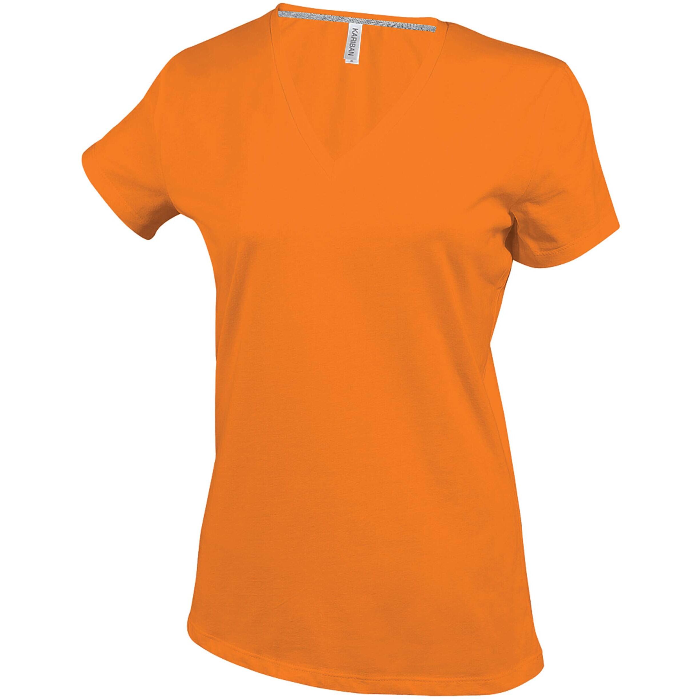 KARIBAN Fitted women's T-shirt Kariban Col V