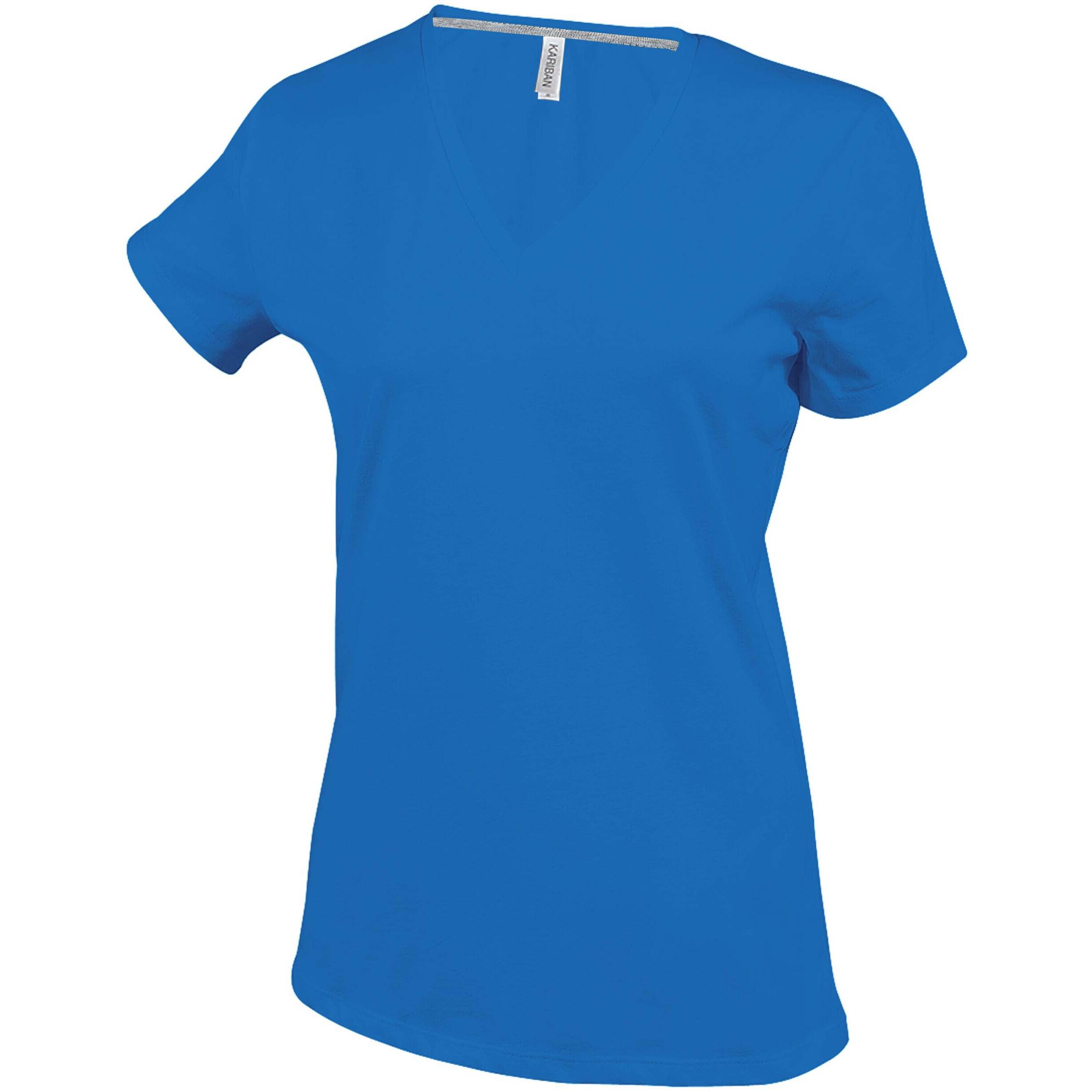 KARIBAN Fitted women's T-shirt Kariban Col V