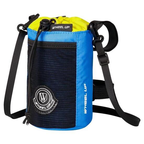 Borsa manubrio bici con portaborraccia tracolla e velcro