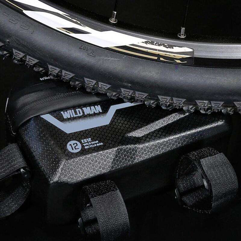 Geantă cadru bicicletă rigidă EVA+PU cu ecran TPU smartphone