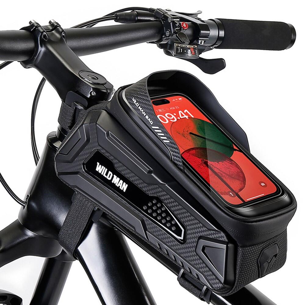 Sacoche de cadre vélo 1L rigide étanche avec écran tactile 2/7