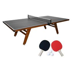 Table de ping pong intérieur deluxe gris | sweeek