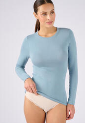 T-shirt fine côte thermique Thermolactyl Sensitive, col rond