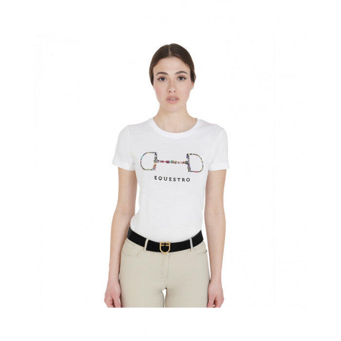 T-shirt d'équitation manches courtes Filetto - EQUESTRO 2/5