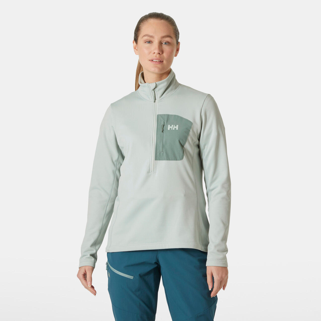 Sweatshirt 1/2 zip femme Helly Hansen Versalite Fleece 2/5