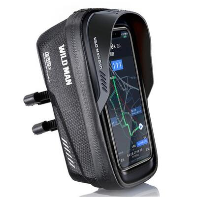 Borsa anteriore tubo bici 1L impermeabile EVA+PU con schermo TPU