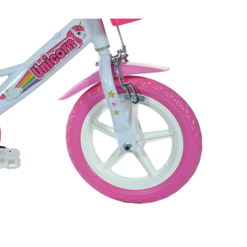 Bicicleta de Menina 12 polegadas Unicorn 3 anos