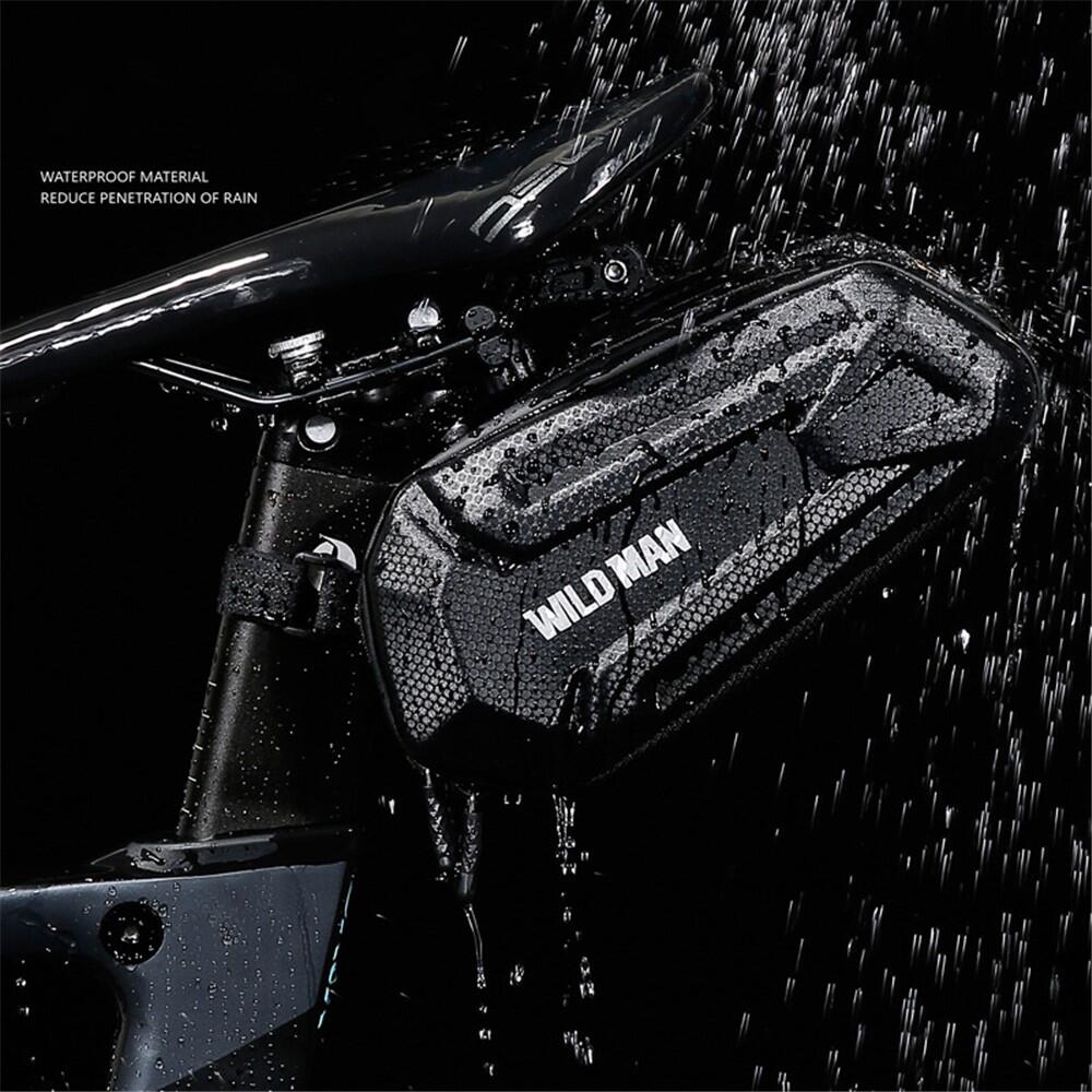 Sacoche de selle vélo 1.2L sous-siège, rangement VTT et route 3/7