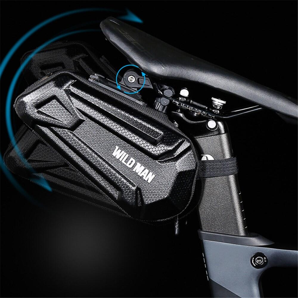 Sacoche de selle vélo 1.2L sous-siège, rangement VTT et route 2/7