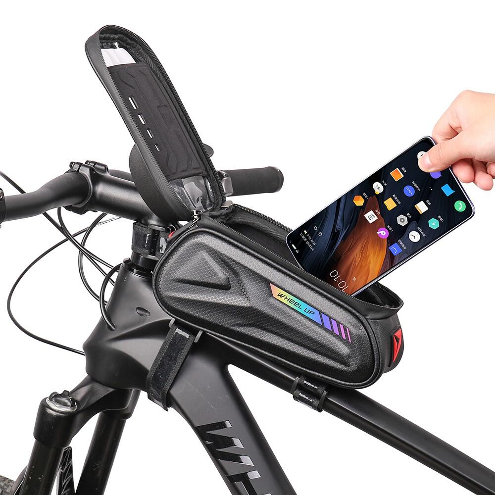 Borsa telaio bici impermeabile con schermo touch 7’’ smartphone 7/7