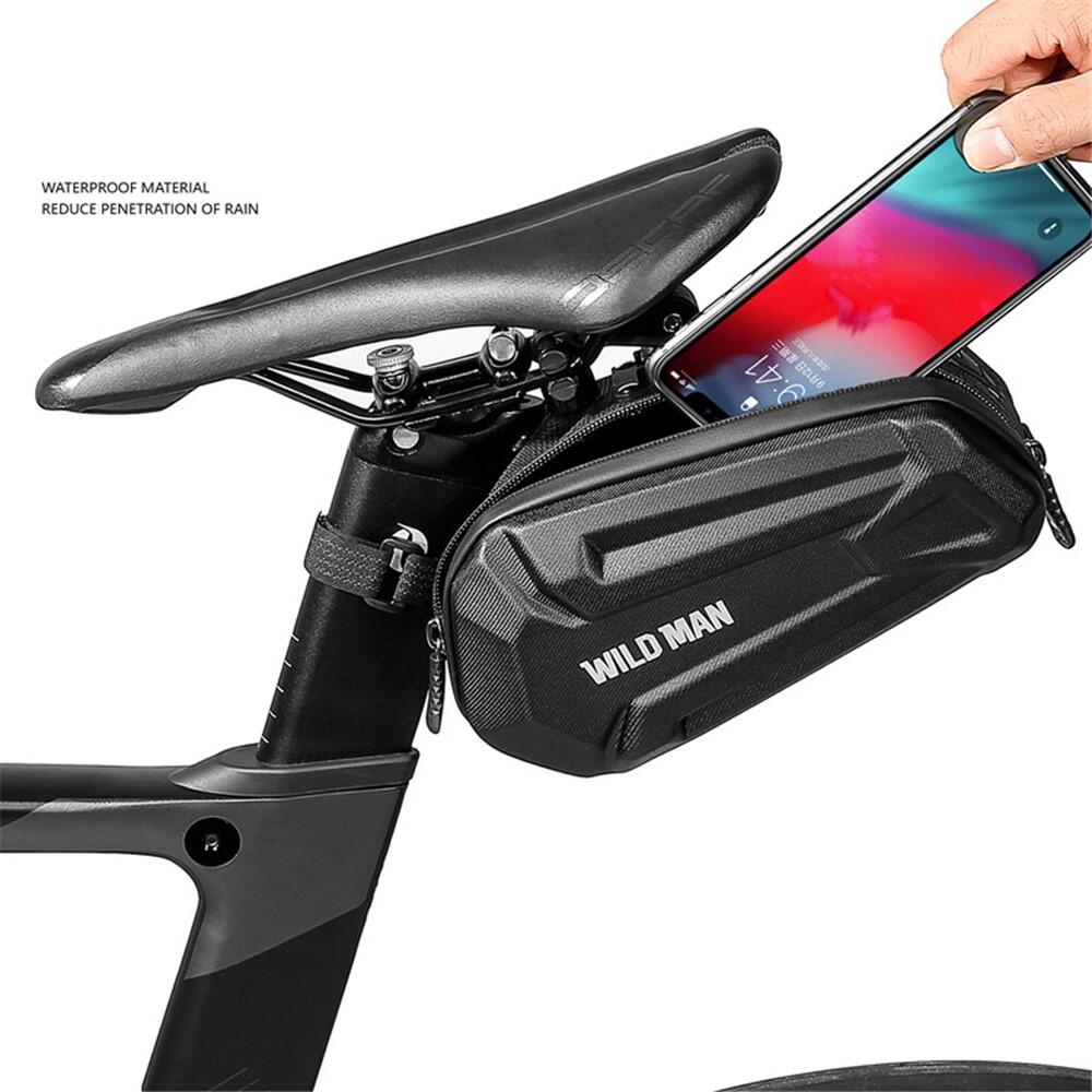 Sacoche de selle vélo 1.2L sous-siège, rangement VTT et route 4/7