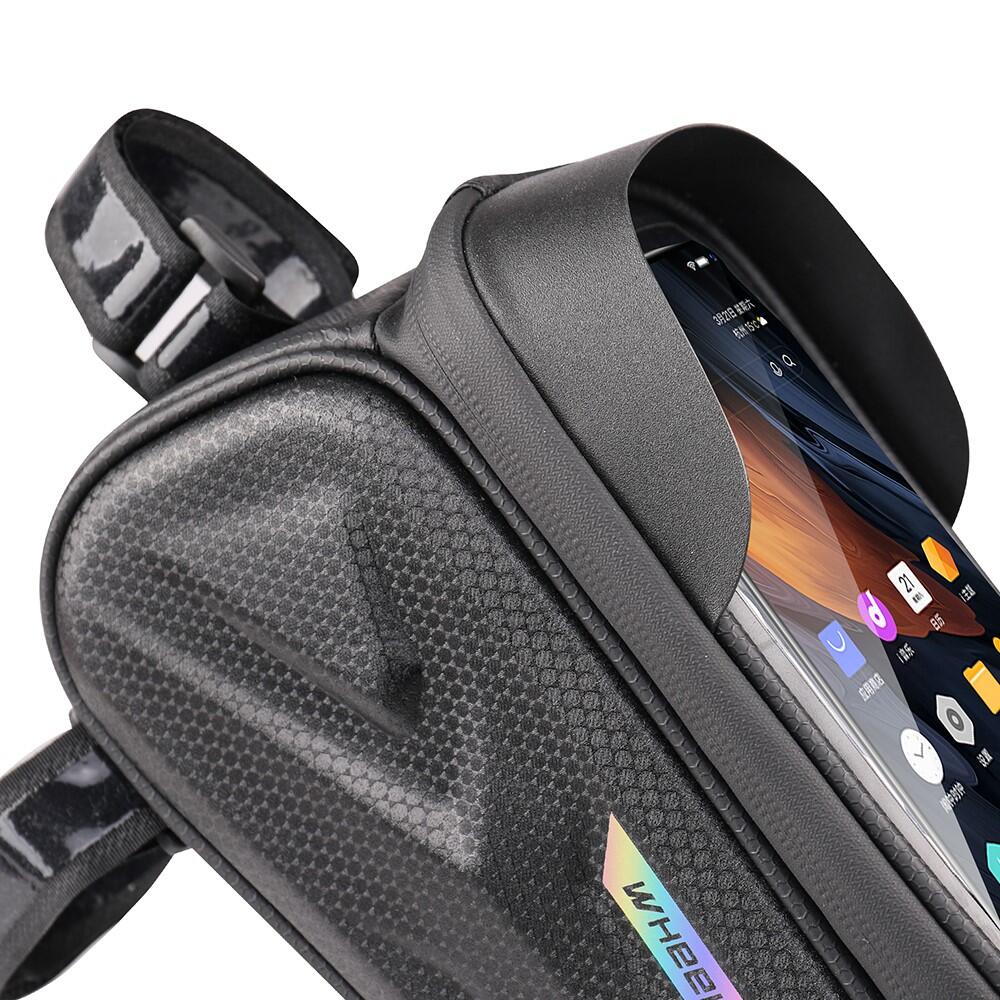 Borsa telaio bici impermeabile con schermo touch 7’’ smartphone 5/7