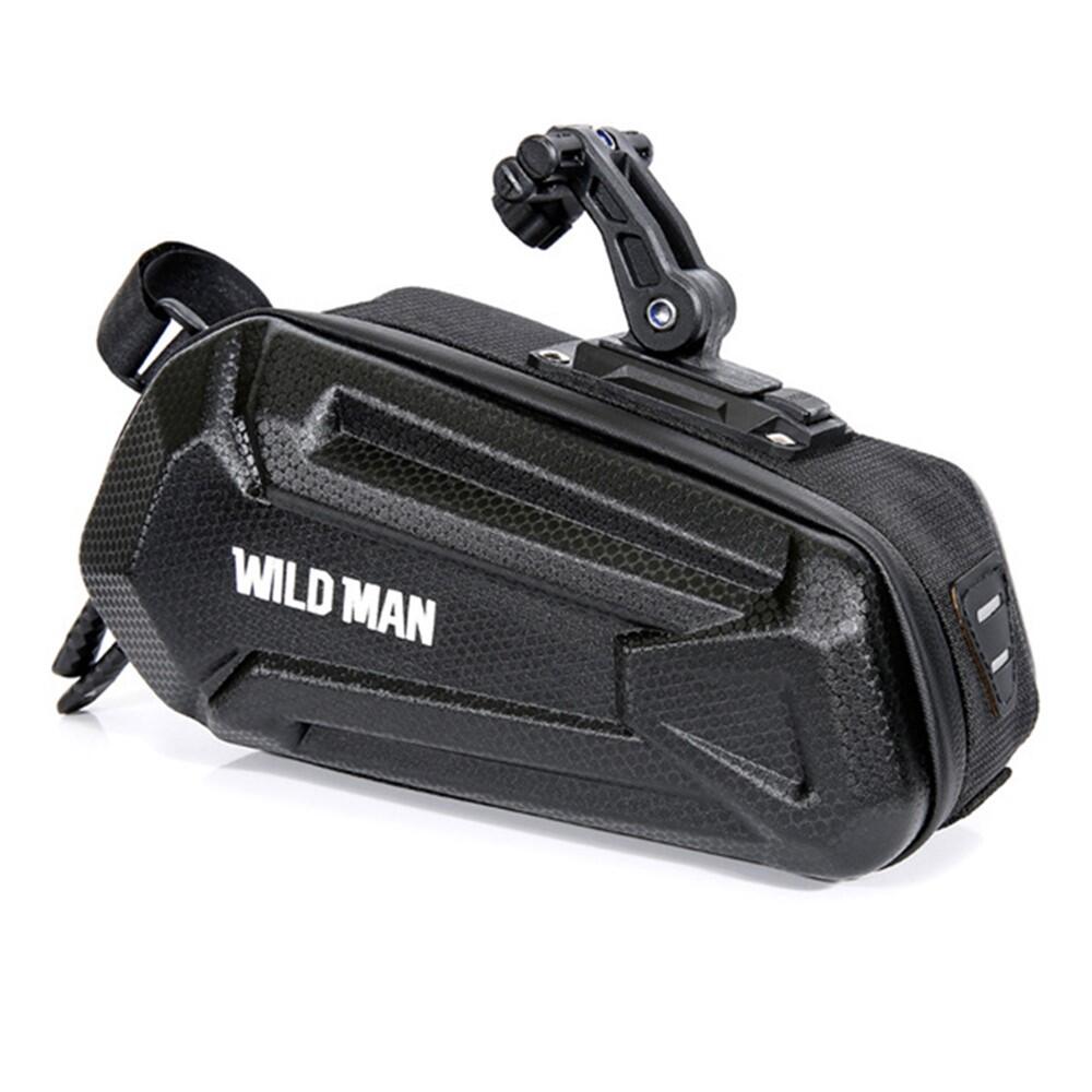 Wildman - Sacoche De Selle Vélo 1.2l Sous-siège, Rangement Vtt Et Route - Sacoche Selle Vélo - Noir - Decathlon