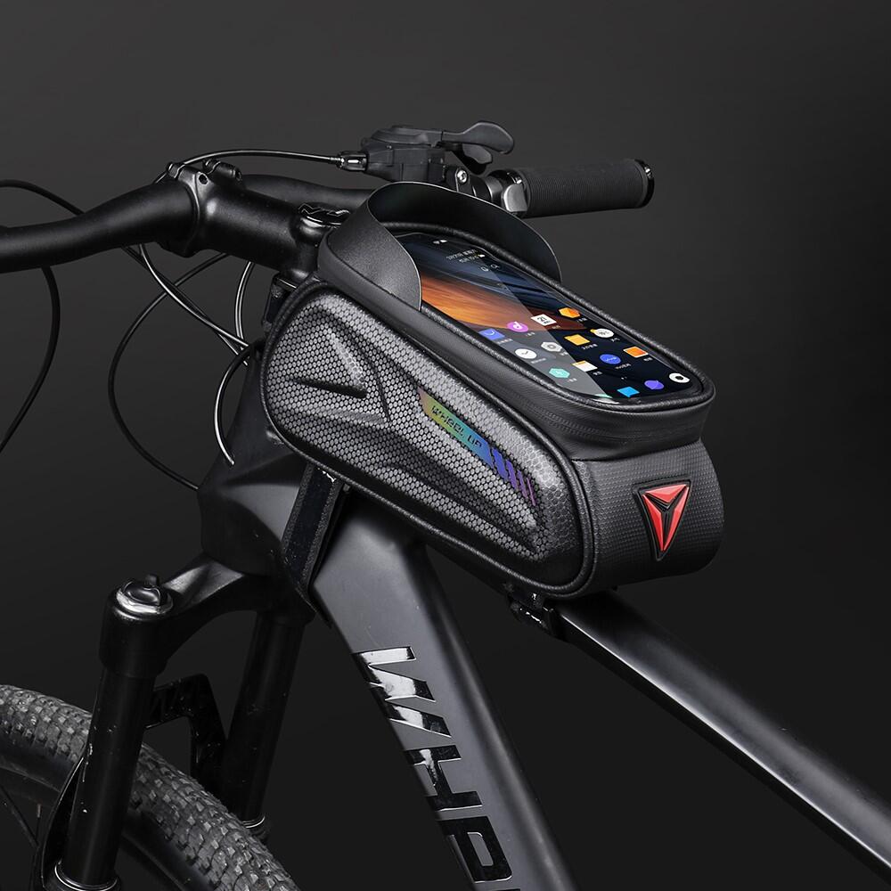 Borsa telaio bici impermeabile con schermo touch 7’’ smartphone 4/7