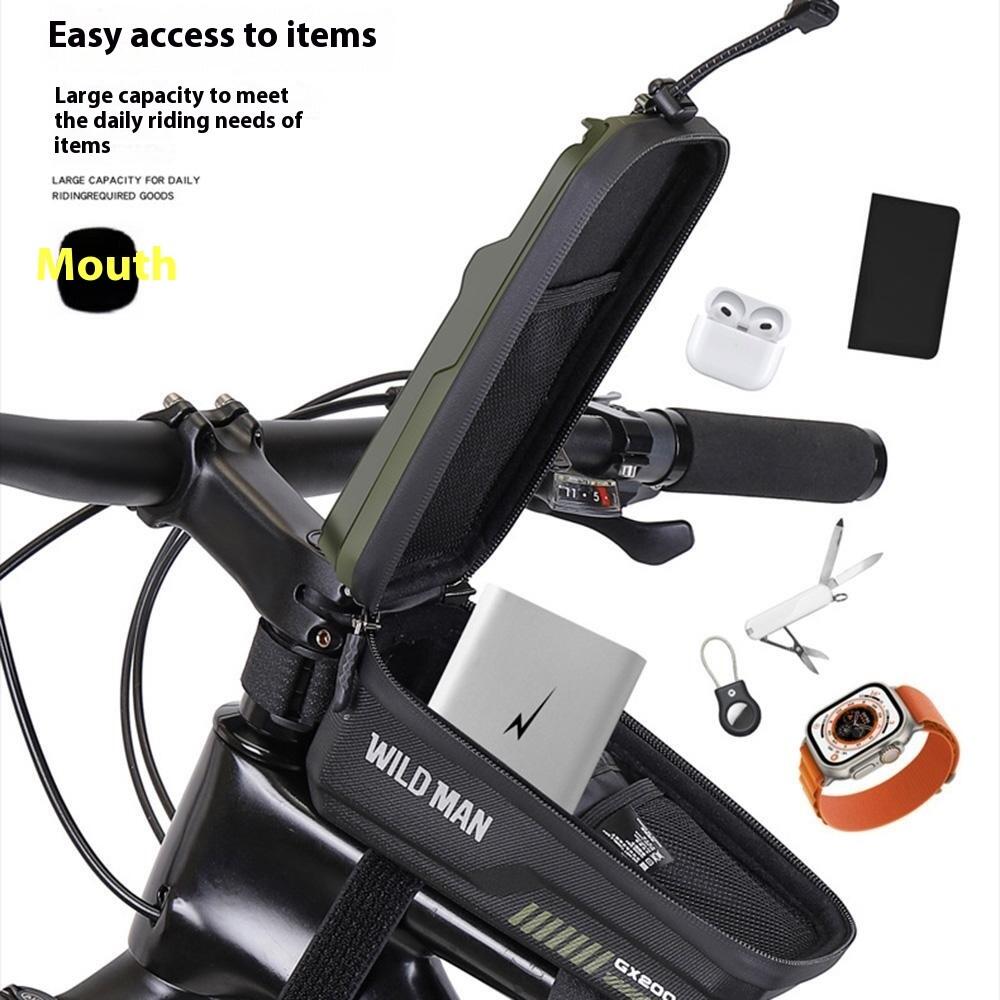Borsa telaio bici rigida 1L per telefono 3/7