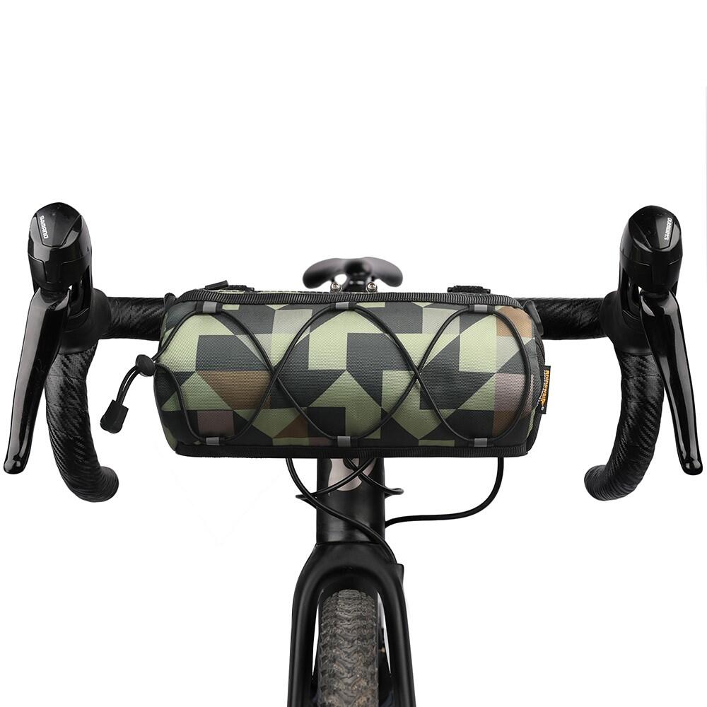 Saco guiador bicicleta 900D poliéster impermeável dianteiro 3/7