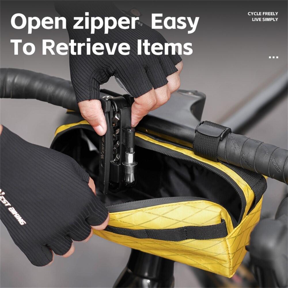 Sacoche de guidon vélo 2L pour VTT et route 4/7