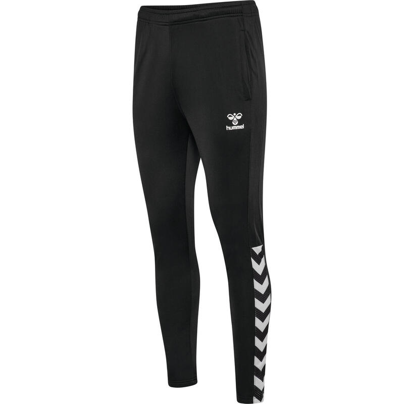 Trening verde HUMMEL PLAYFUL, jachetă cu fermoar și pantaloni cu talie elastică.