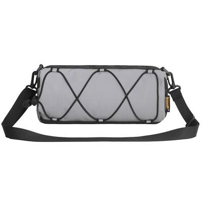 Stuurtas fiets polyester+pu reflecterend met schouderriem