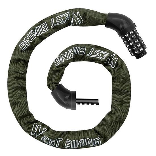 Catena bici con combinazione a 5 cifre