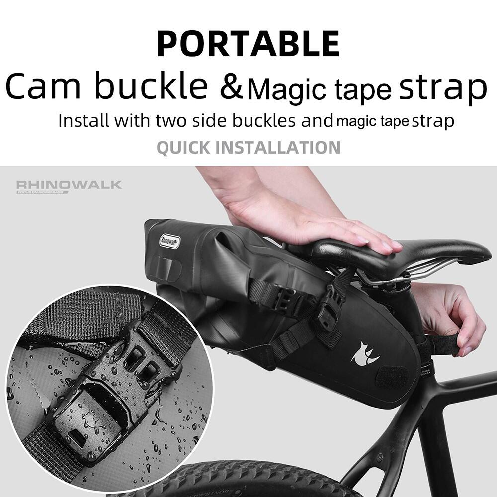 Bolsa sillín bici 4L impermeable MTB 4/7
