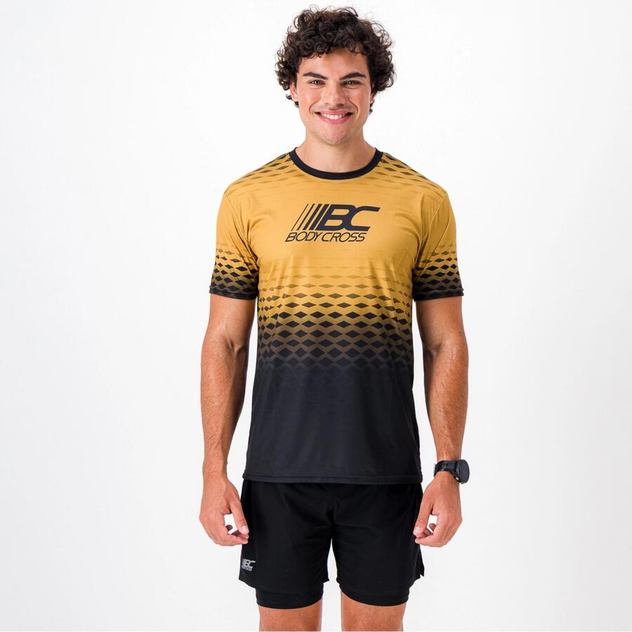 BODYCROSS Maglietta traspirante Uomo Running HYDRAPRO