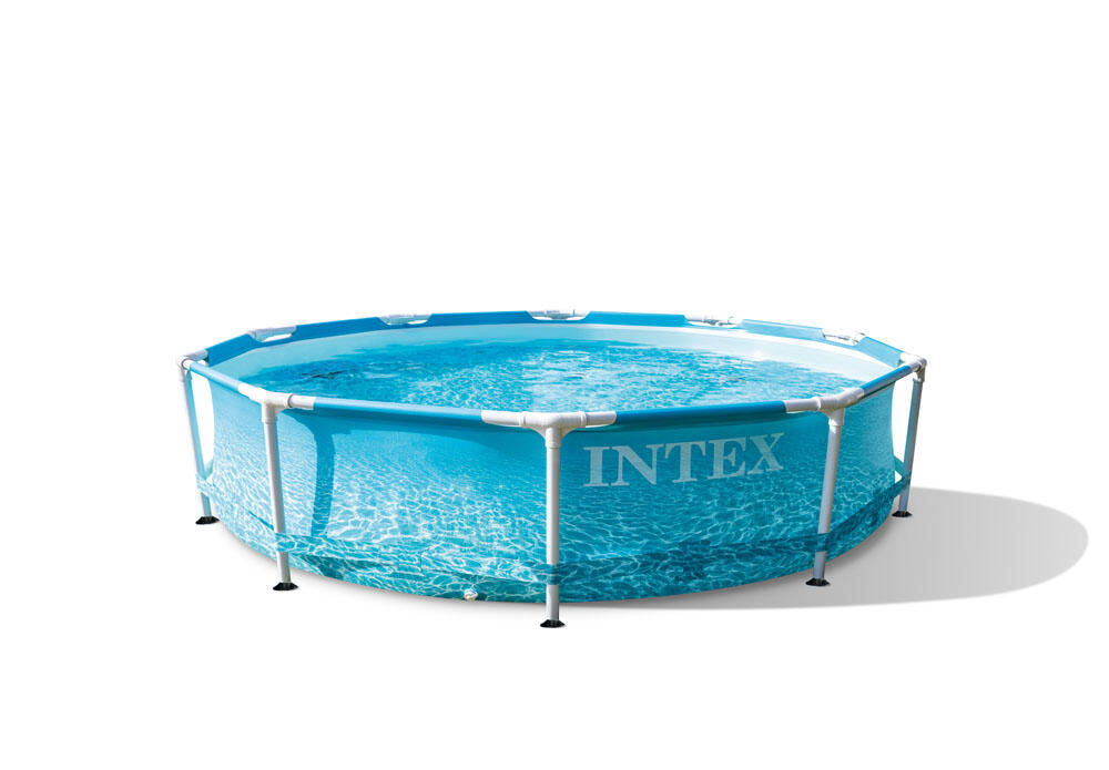 Swimming Pool Plus Zubehör - Intex Metal Frame Strandseite 305x76 cm 2/5