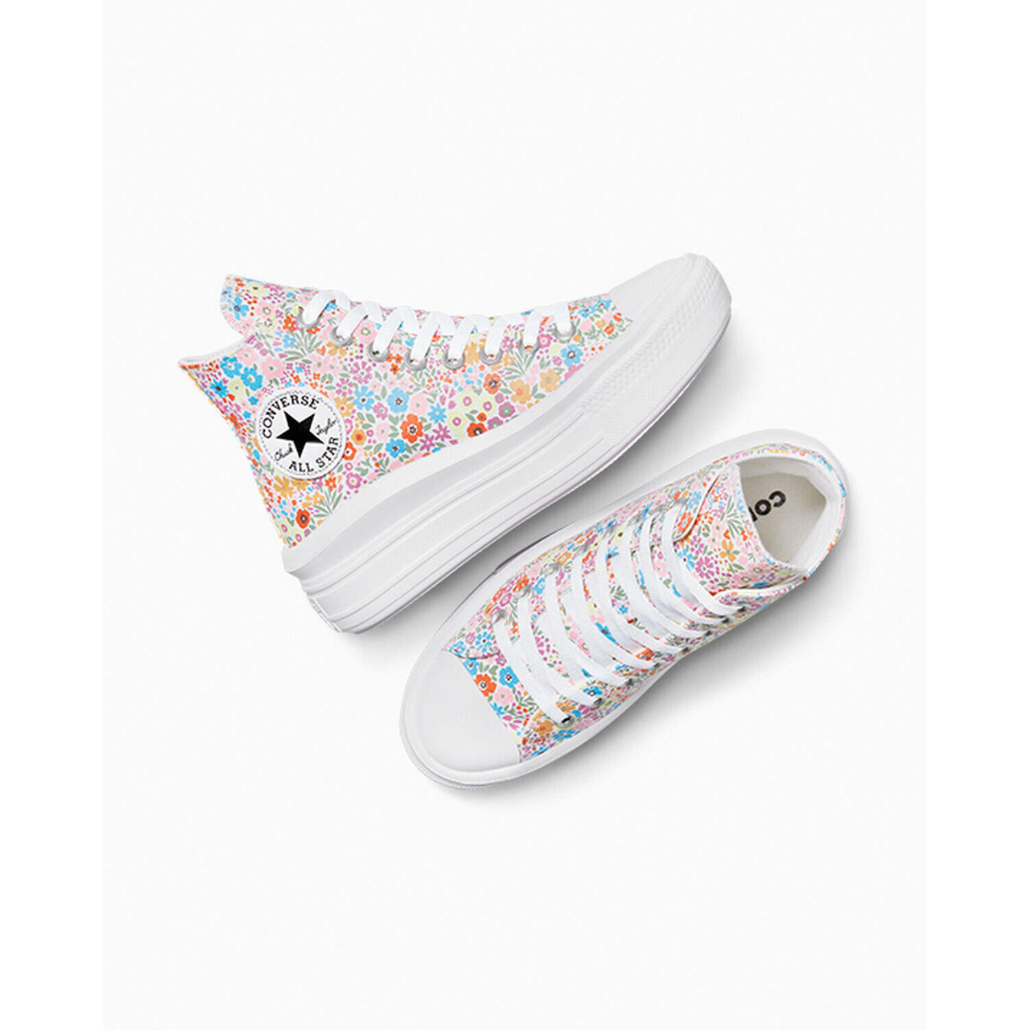 Unisex Cipő, textil - Converse Chuck Taylor All Star Move Platform Mini Flowers 2/5