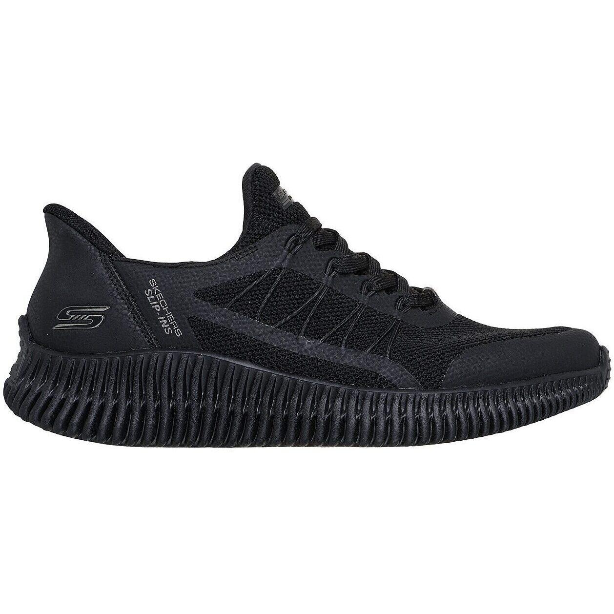 Baskets Skechers Bobs Geo Lite-fixed Edge, Noir, Hommes 3/5