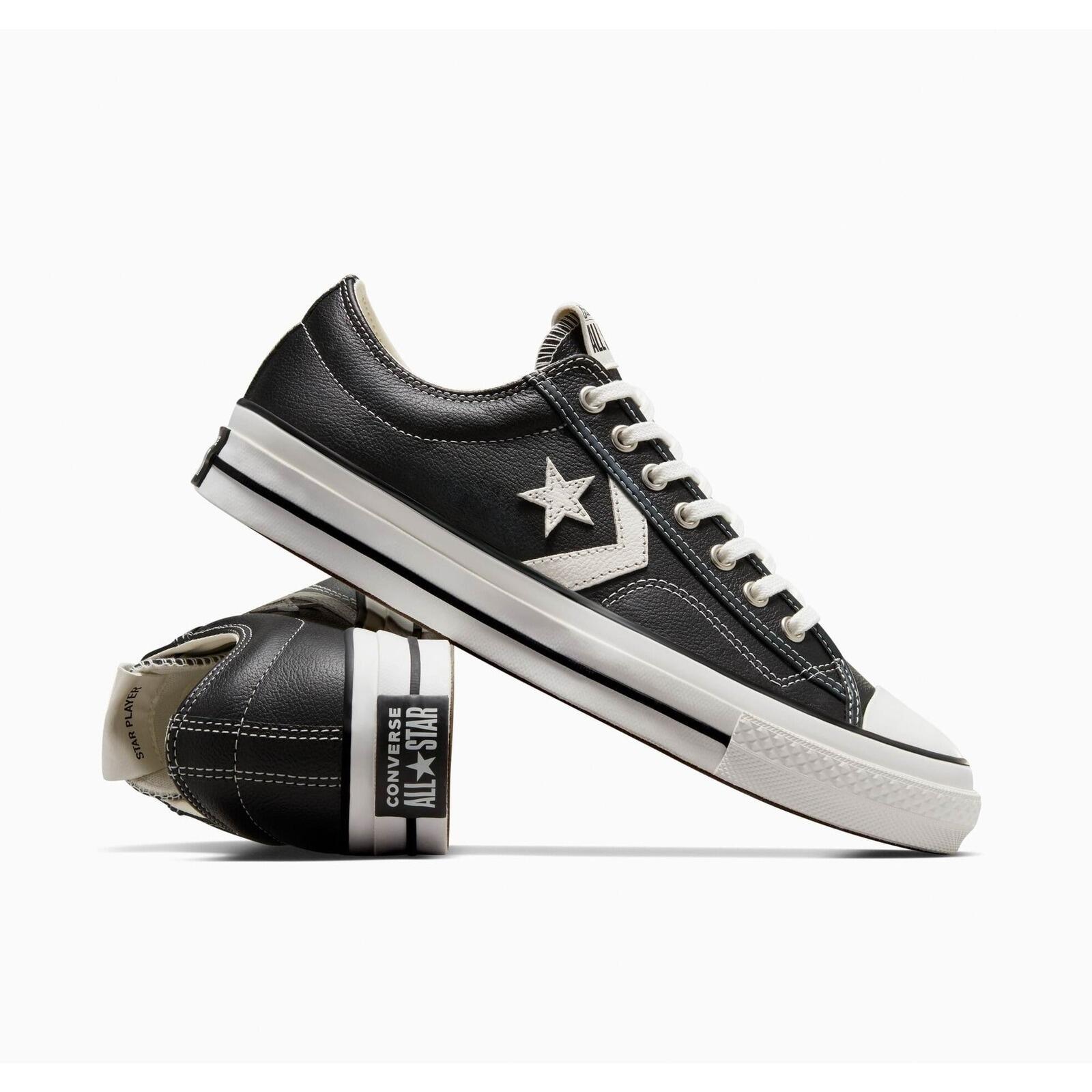 Baskets Converse Star Player 76 Fall Leather, Noir, Unisexe 3/5